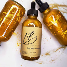 Load image into Gallery viewer, Gold Body Shimmer Oil