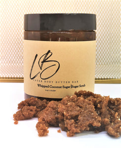 Whipped Coconut Sugar Scrubs